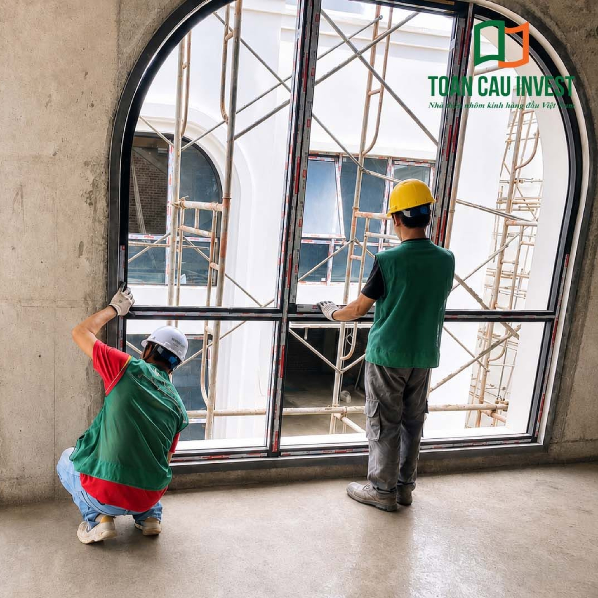 Mẫu cửa nhôm kính phòng ngủ
