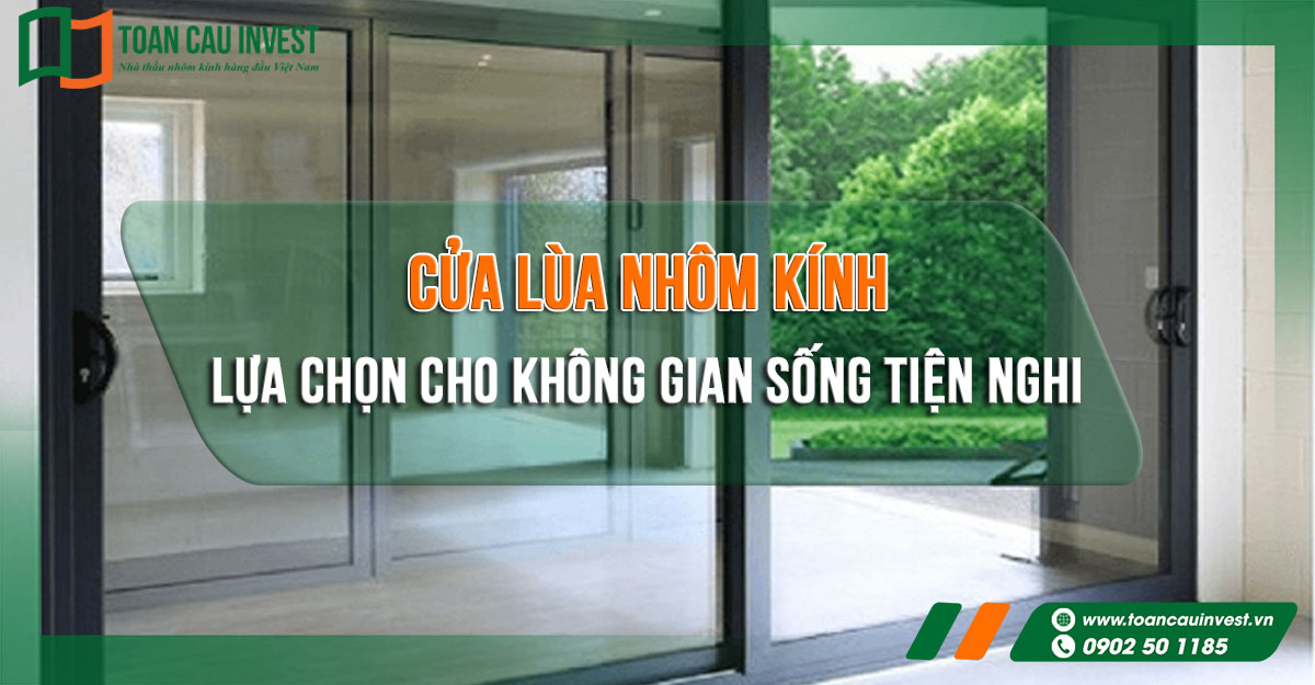 Cửa lùa nhôm kính