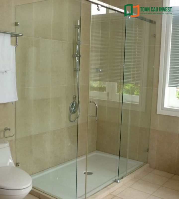 Phòng tắm kính cửa lùa mang đến sự tiện nghi cho người sử dụng