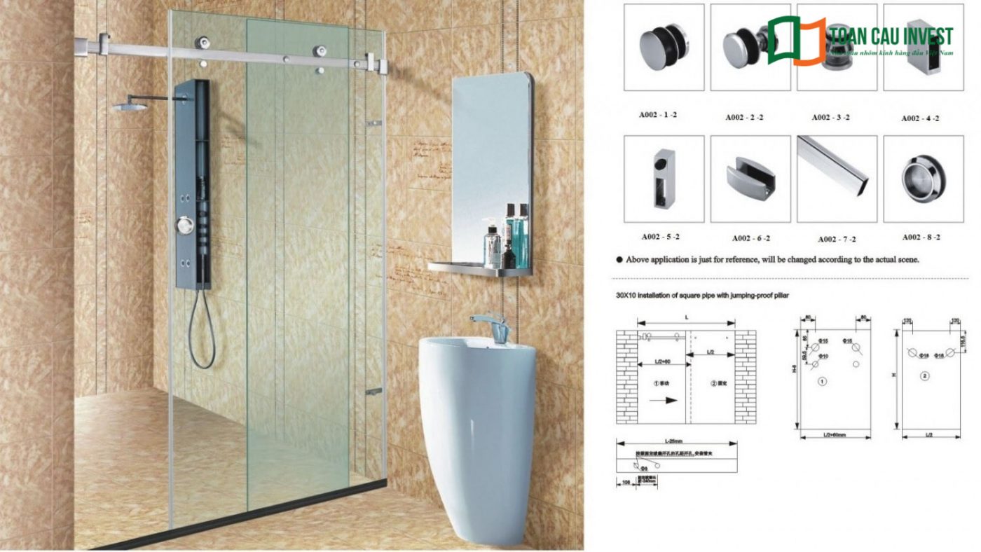 29+ Thiết kế phòng tắm kính cửa lùa đẹp nhất 2022 Thiết kế phòng tắm kính và phụ kiện đi kèm
