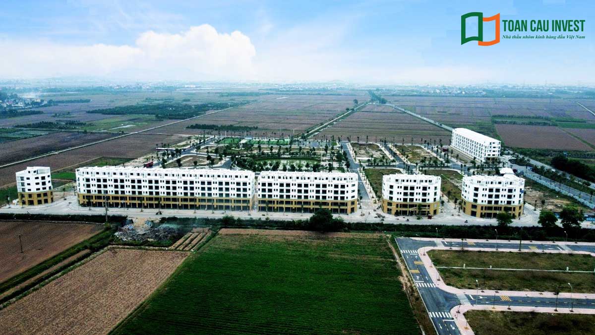 Thi công nhôm kính dự án KĐT AMDI Green City