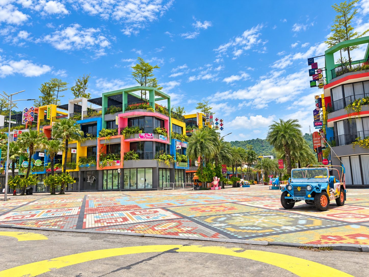 Một góc rực rỡ của Flamingo Golden Hill