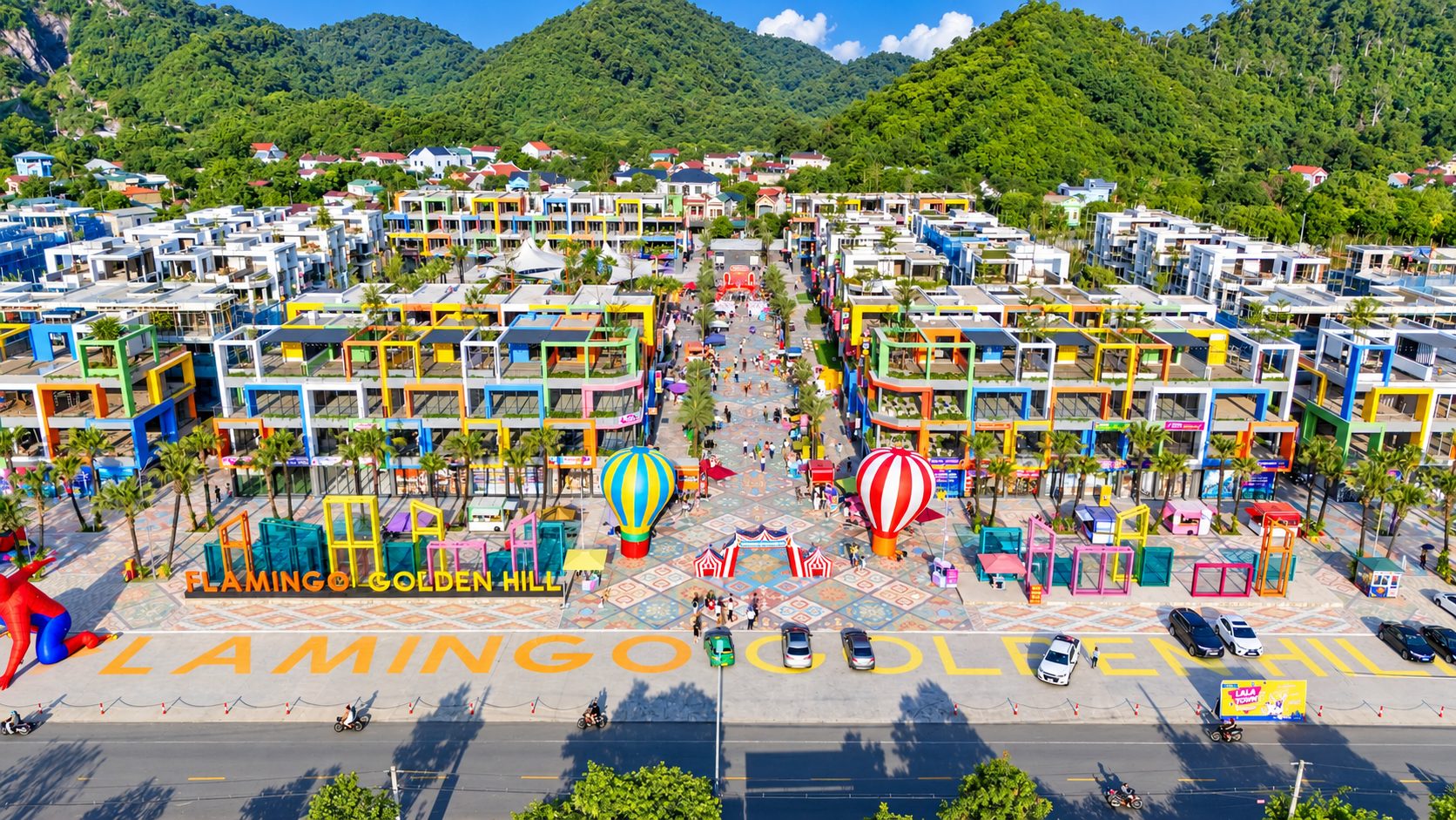 Flamingo Golden Hill – không gian thương mại đầy sắc màu