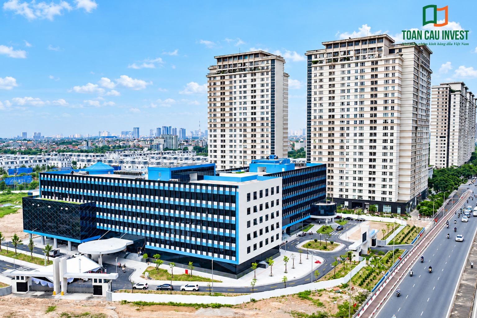 Toàn Cầu Invest thi công nhôm kính bệnh viên nhi Hà Nội