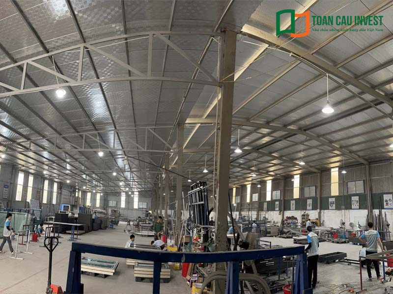 Nhà máy gia công nhôm kính Toàn Cầu Invest – Nền tảng kiểm soát chất lượng và tiến độ toàn trình