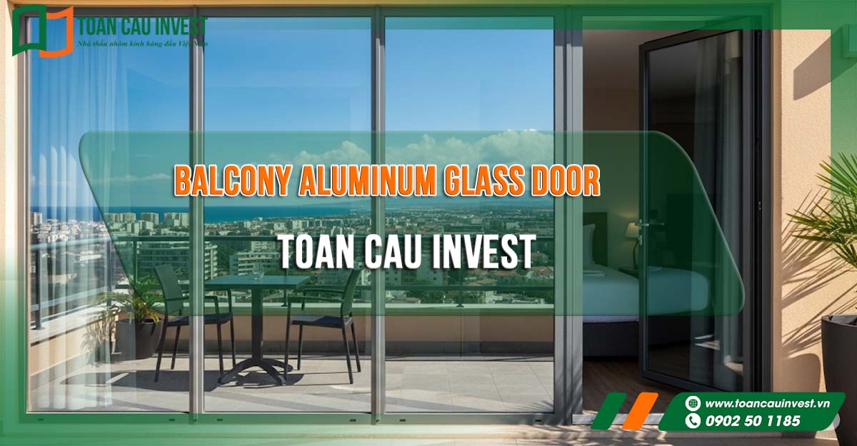 Balcony Aluminum Glass Door