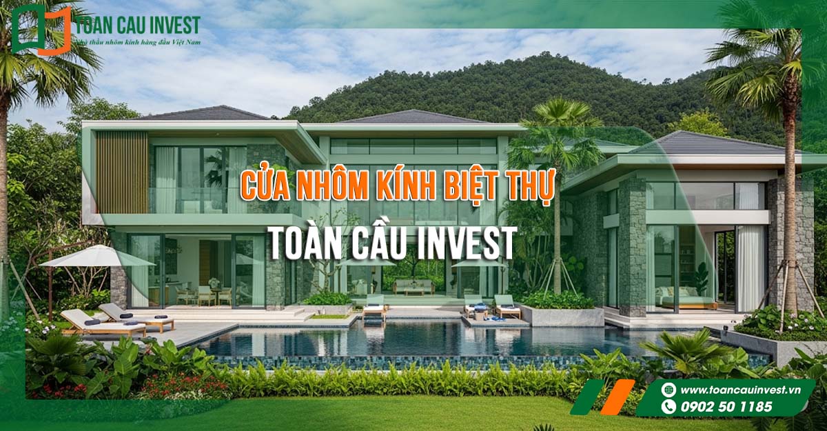 Cửa nhôm kính biệt thự chuẩn quốc tế