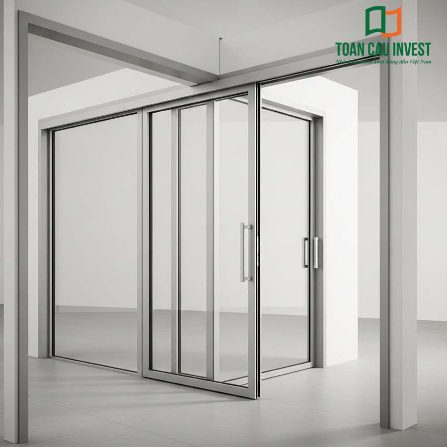 Cửa nhôm kính cường lực