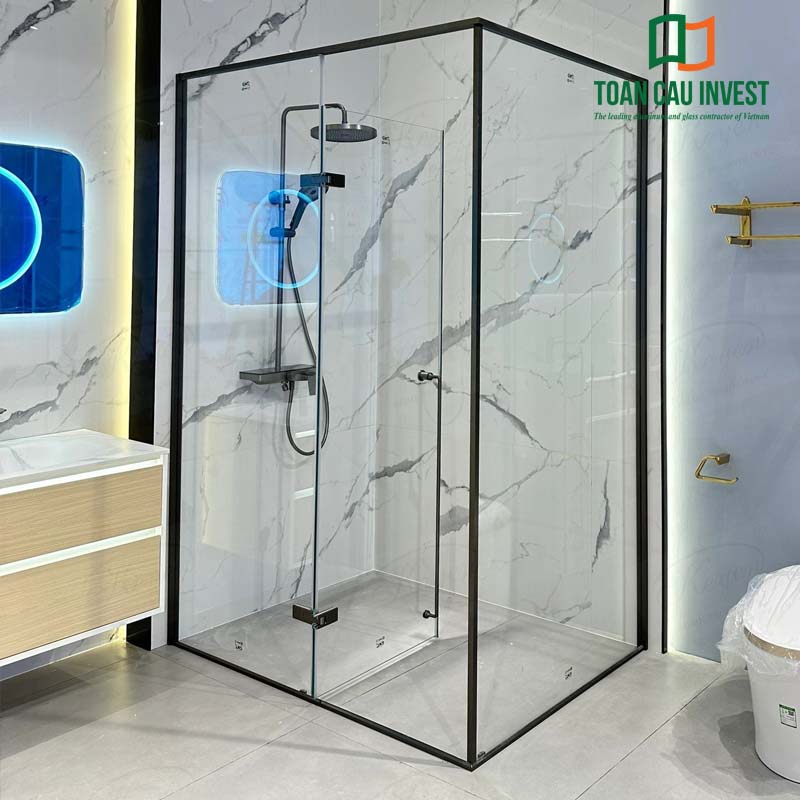 Thi công phòng tắm kính giá rẻ