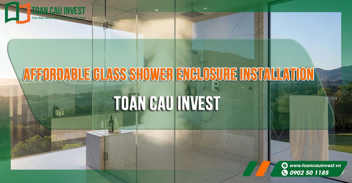 Affordable Glass Shower Enclosure Installation