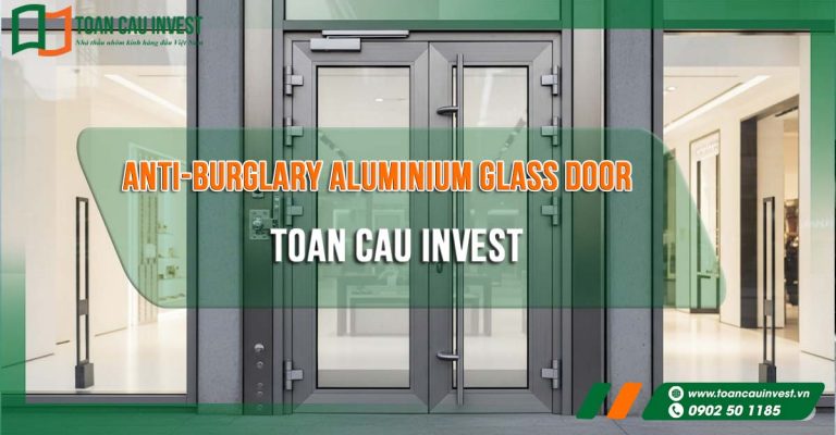Anti-burglary Aluminium Glass Door