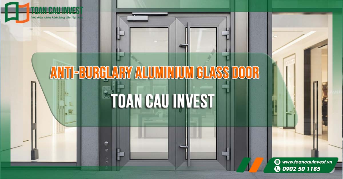 Anti-burglary Aluminium Glass Door