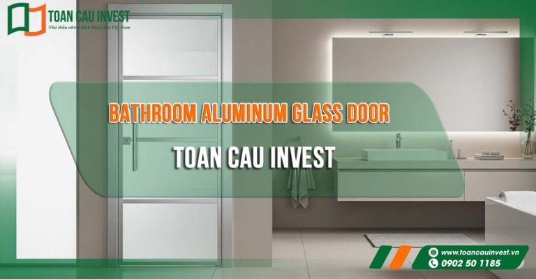 Bathroom Aluminum Glass Door