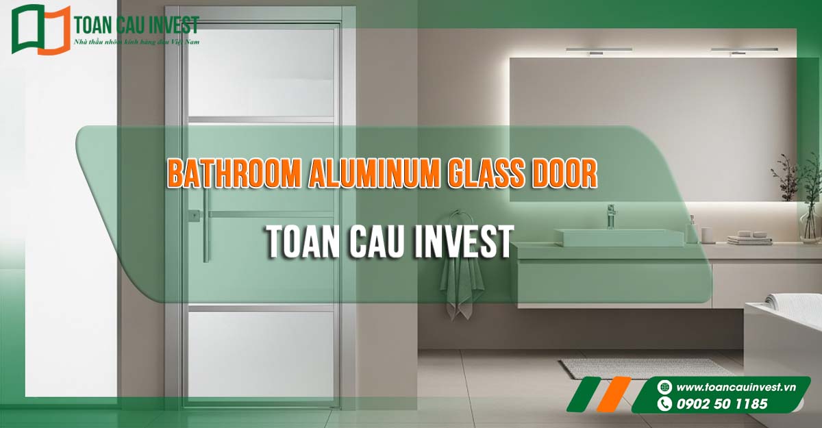 Bathroom Aluminum Glass Door