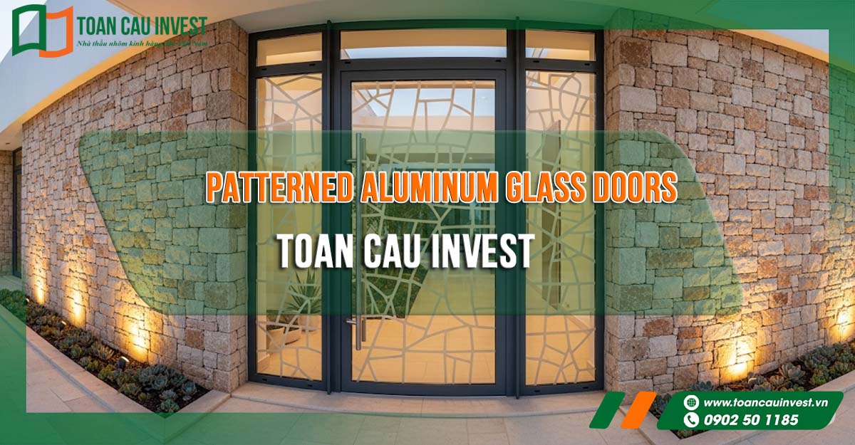 Patterned aluminum glass doors – An ideal choice to elevate modern architecture