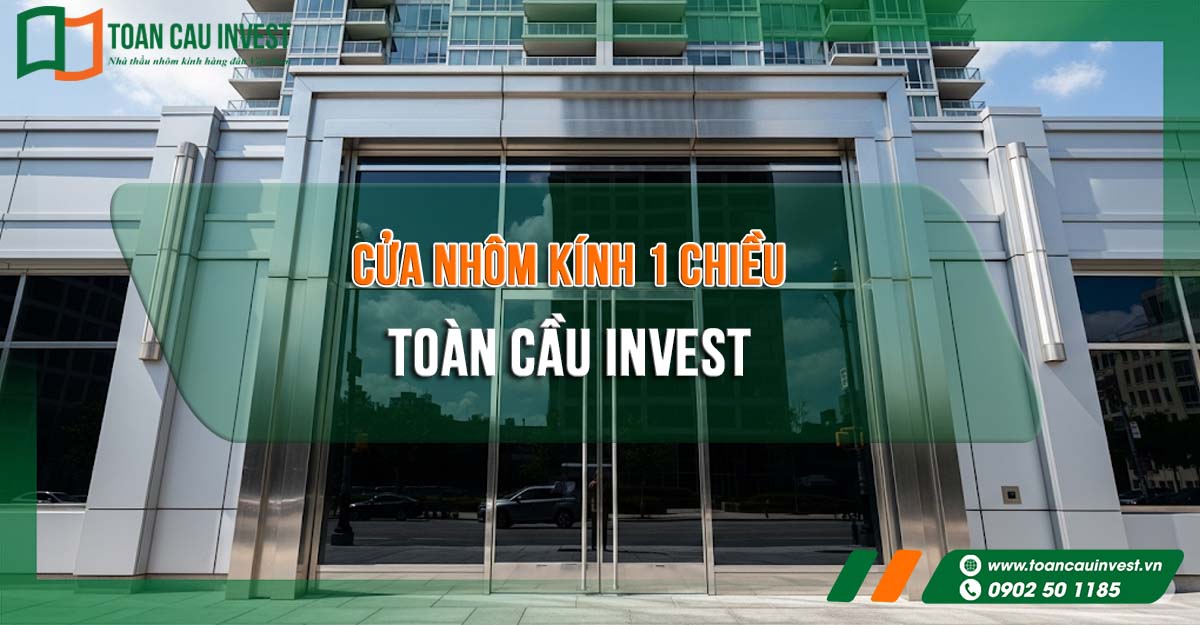 Giải pháp cửa nhôm kính 1 chiều hiện đại từ Toàn Cầu Invest – đảm bảo an toàn, riêng tư ban ngày, chống nhìn từ bên ngoài, lý tưởng cho công trình cao cấp