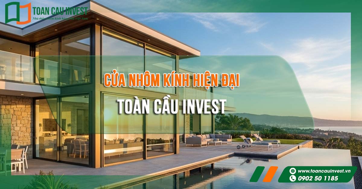 Cửa nhôm kính hiện đại