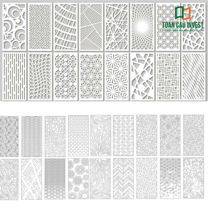 Lam chắn nắng cnc hình mẫu