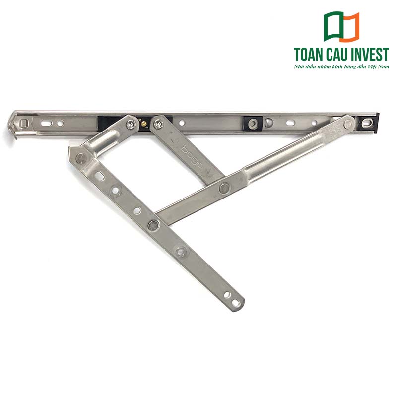 Bản lề A cửa nhôm Inox cao cấp dùng cho cửa sổ mở hất, thiết kế chắc chắn, vận hành êm, chống han gỉ