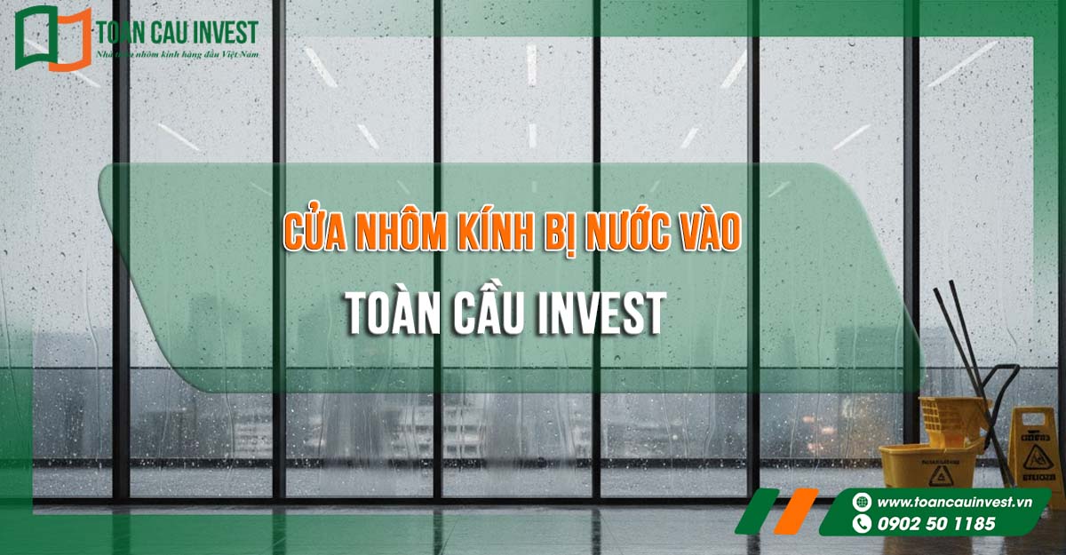 Cửa nhôm kính bị nước vào