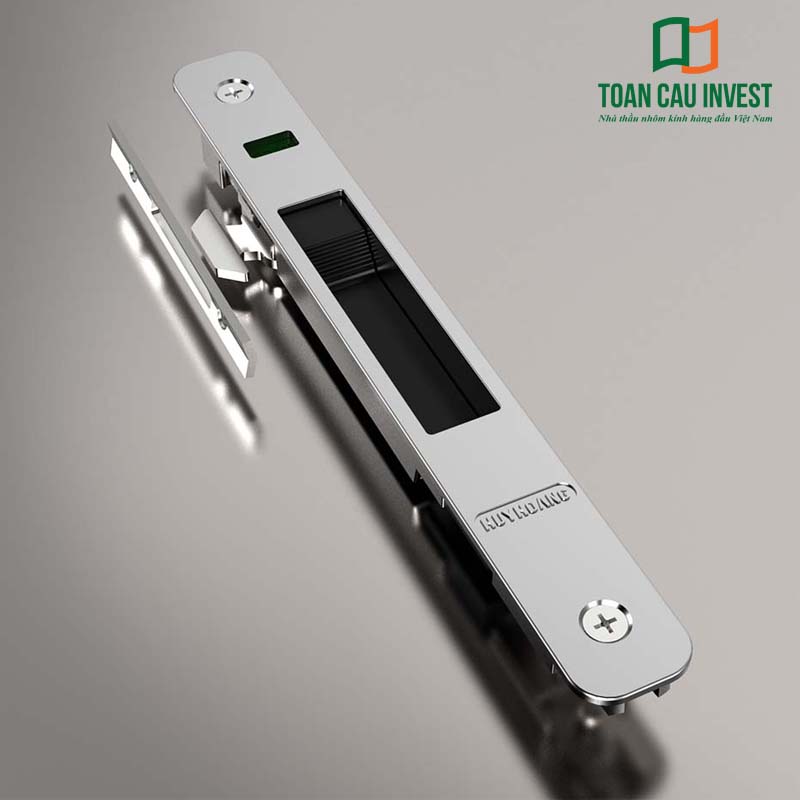 Phụ kiện tay nắm cửa nhôm và khóa chốt inox cao cấp cho hệ cửa nhôm kính