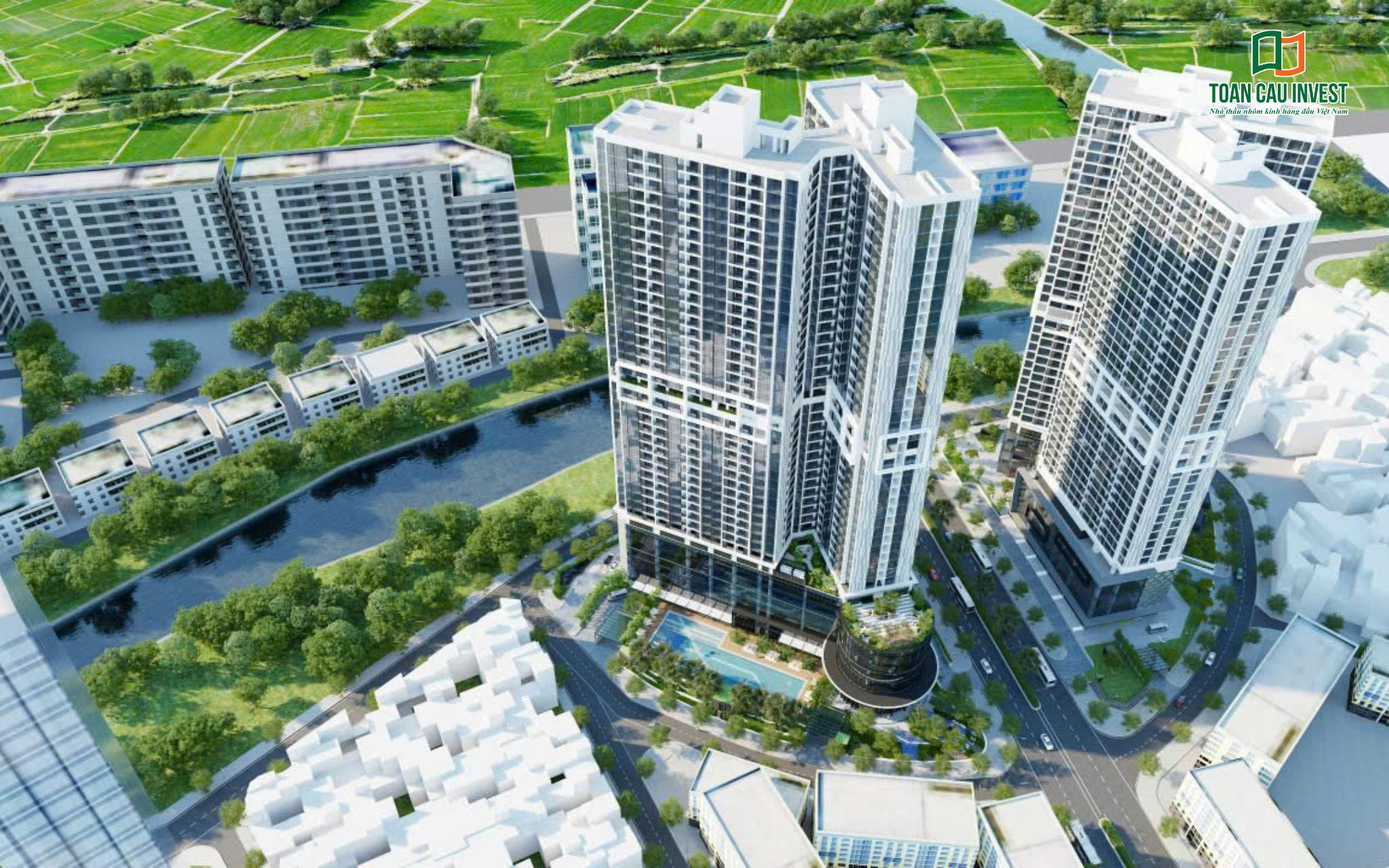 Phối cảnh tháp đôi Kepler Land