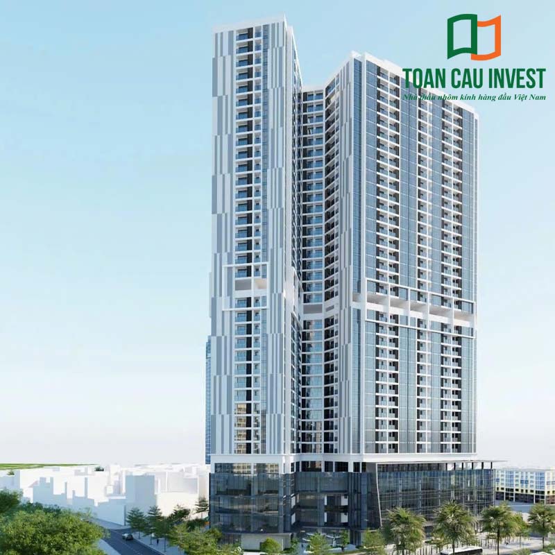 Chọn hệ mặt dựng cho tòa nhà cao tầng với kết cấu facade kính – nhôm tối ưu tải trọng gió.