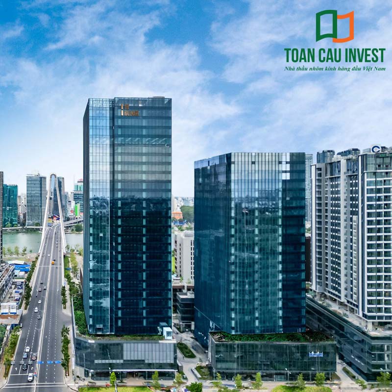 Chọn hệ mặt dựng cho tòa nhà cao tầng tại khu đô thị ven sông.
