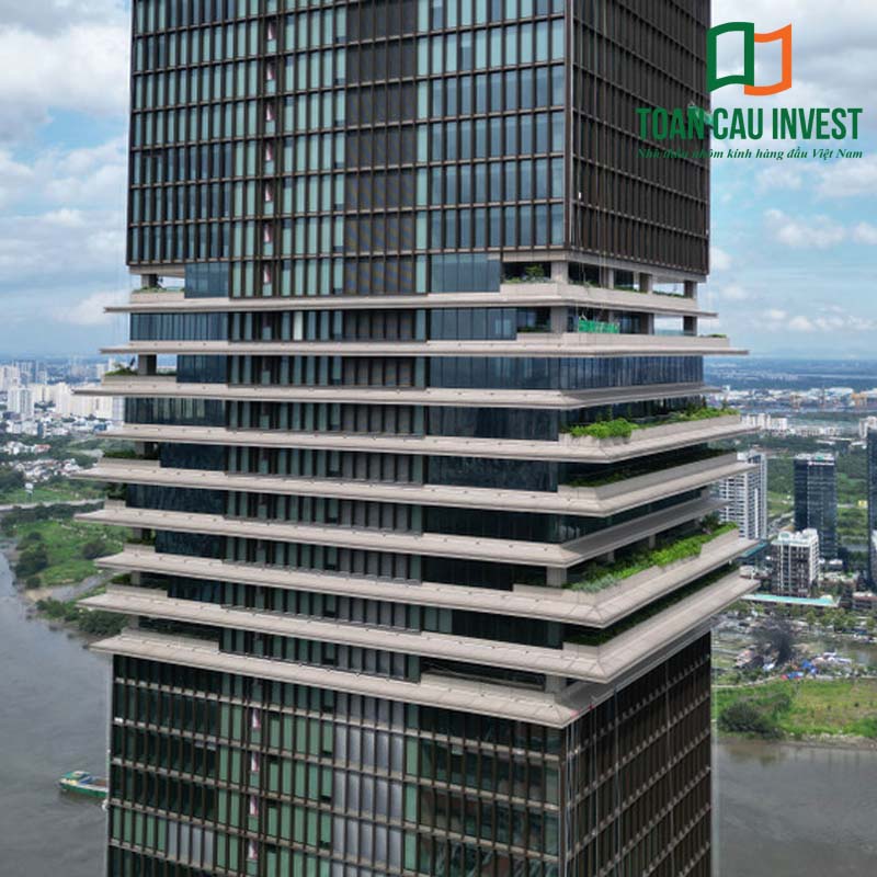 Chọn hệ mặt dựng cho tòa nhà cao tầng với thiết kế facade phân tầng độc đáo.