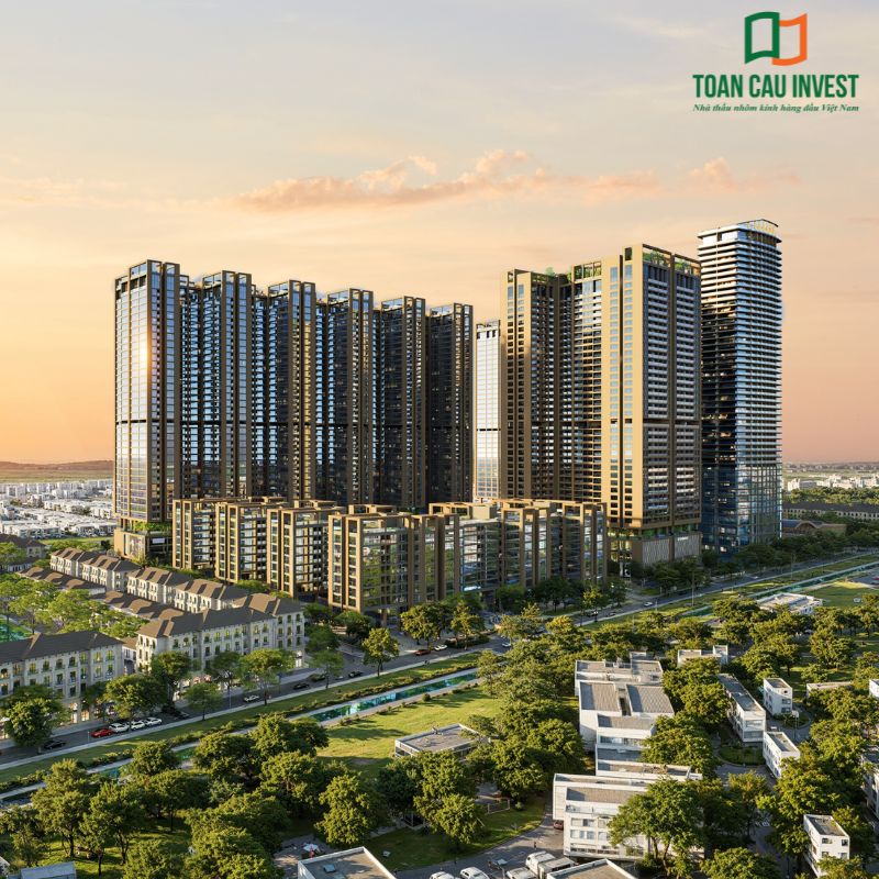 Giải pháp nhôm kính cho công trình thương mại cao tầng, hệ facade kính đồng bộ giúp nâng cao thẩm mỹ kiến trúc và độ bền công trình đô thị.