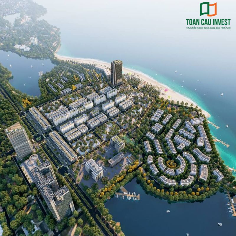 Quy hoạch tổng thể khu đô thị ven biển với giải pháp nhôm kính cho công trình thương mại, tối ưu tầm nhìn, chống ăn mòn và thích ứng môi trường biển