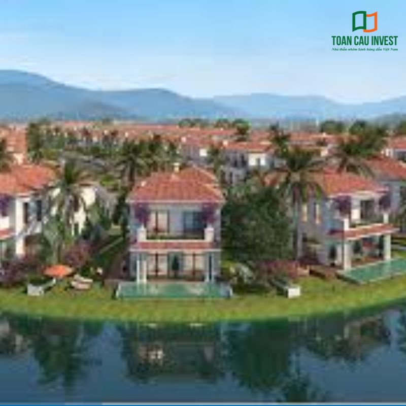 Giải pháp phương án mặt dựng tối ưu chi phí cho biệt thự ven sông với hệ cửa nhôm kính lớn, tối ưu ánh sáng tự nhiên và hiệu suất năng lượng.