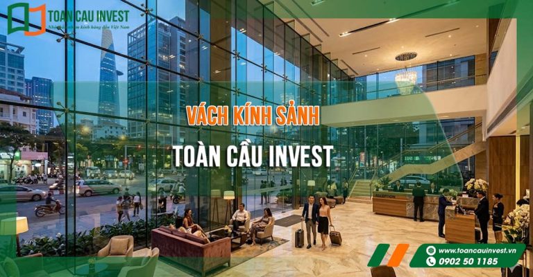 Vách kính sảnh tích hợp cửa kính tự động giúp tăng tiện ích sử dụng và nâng cao hình ảnh chuyên nghiệp của khách sạn.