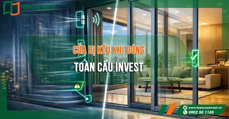 Cửa bị kêu khi đóng do rung lắc và lệch hệ ray trượt, cần kiểm tra kỹ thuật lắp đặt để đảm bảo vận hành êm ái và an toàn