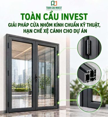 Toàn Cầu Invest - Giải pháp cửa nhôm kính chuẩn kĩ thuật