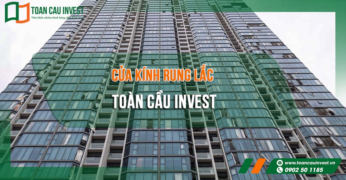 Hình ảnh mặt dựng kính của tòa nhà cao tầng dễ bị ảnh hưởng bởi gió lớn, gây hiện tượng cửa rung lắc nếu thi công không đảm bảo kỹ thuật.