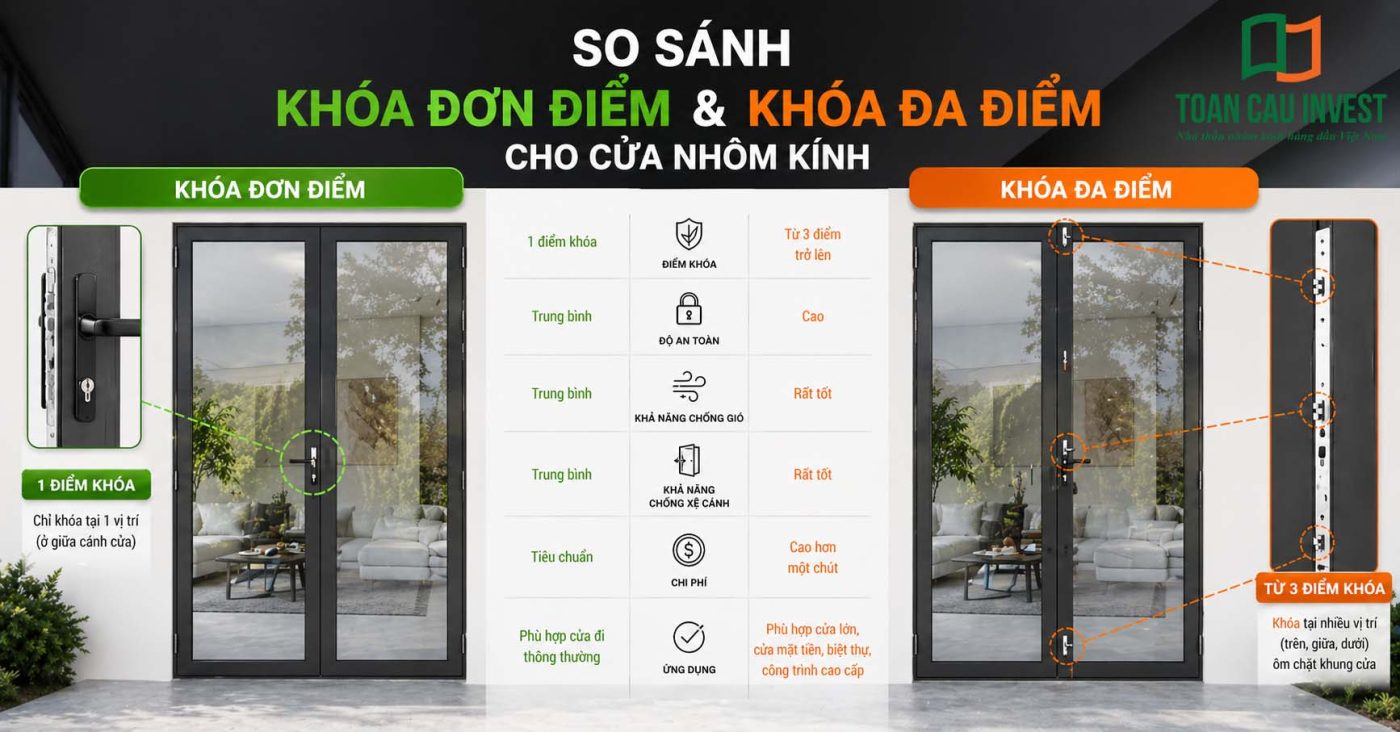So sánh khóa đơn điểm và khóa đa điểm