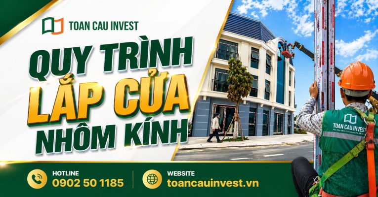 Năng lực nhà thầu Toàn Cầu Invest trong quy trình lắp cửa nhôm kính