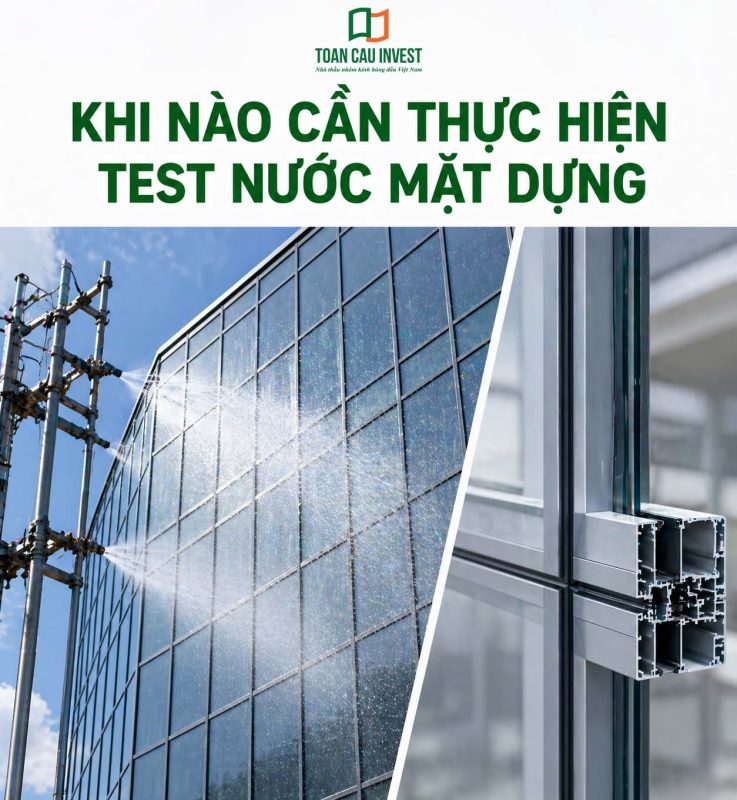 Khi nào cần test nước mặt dựng