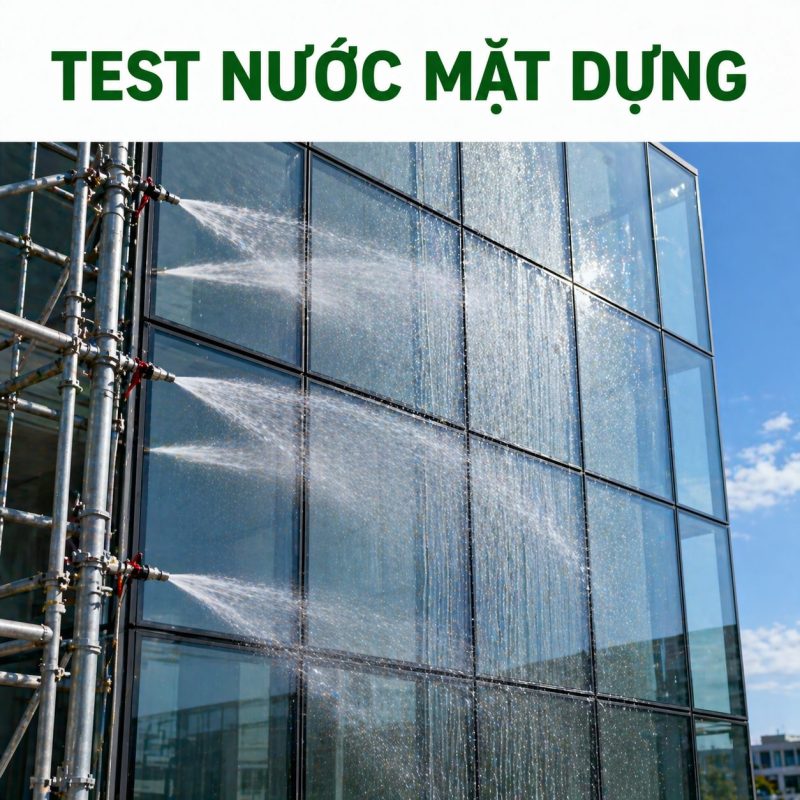 Test nước mặt dựng nhôm kính là gì
