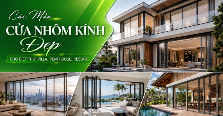 Các mẫu cửa nhôm kính đẹp