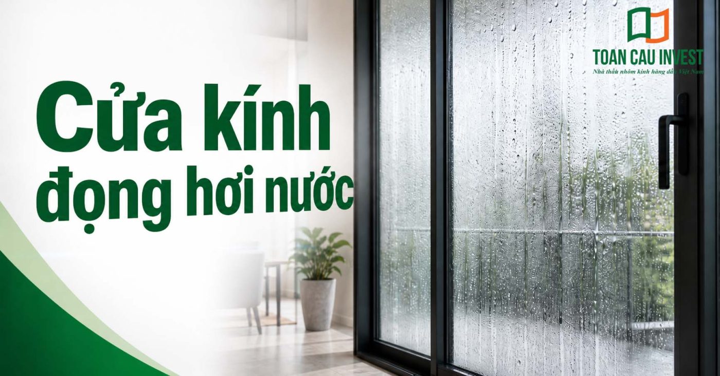 Cửa nhôm kính bị đọng hơi nước