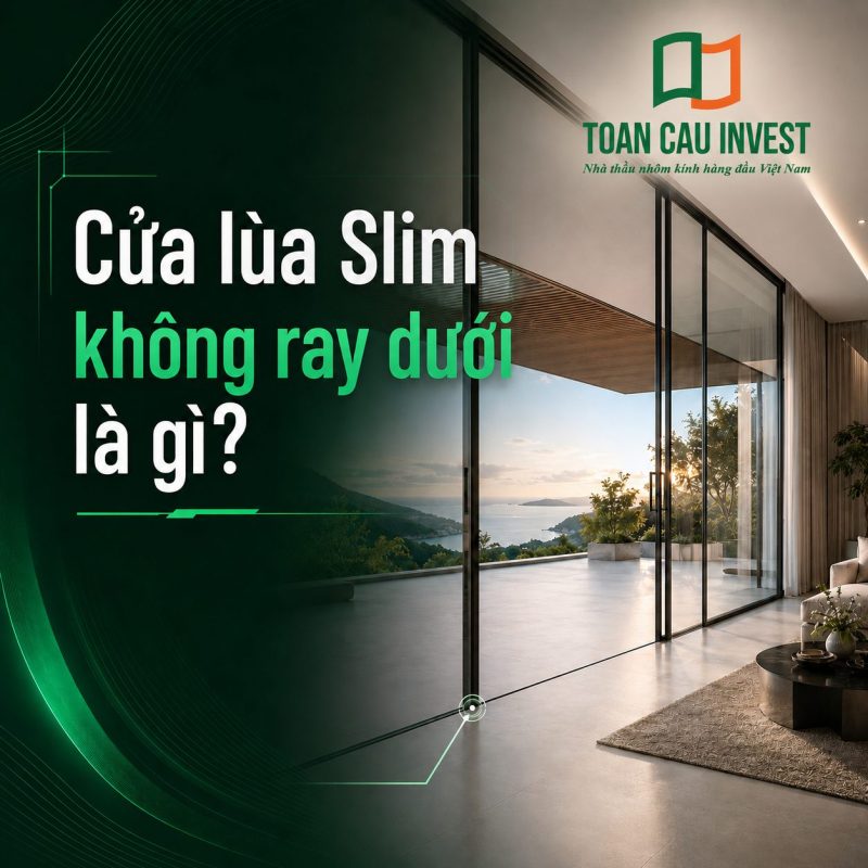 Cửa lùa slim không ray dưới là gì