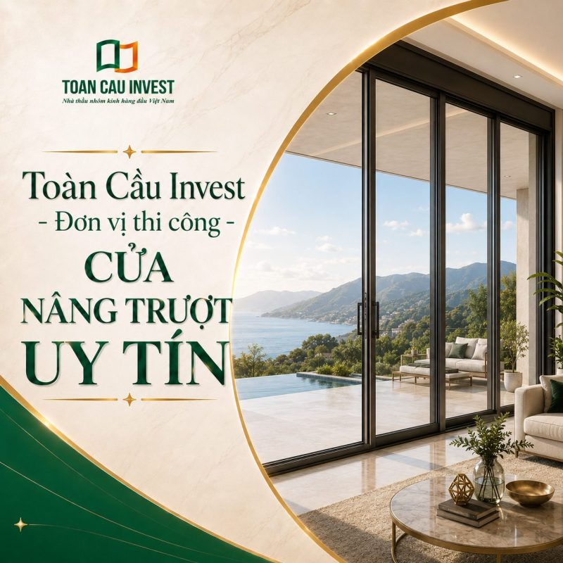 Toàn Cầu Invest đơn vị thi công cửa trượt uy tín