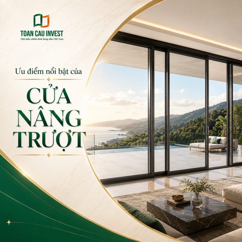 Ưu điểm cửa nâng trượt