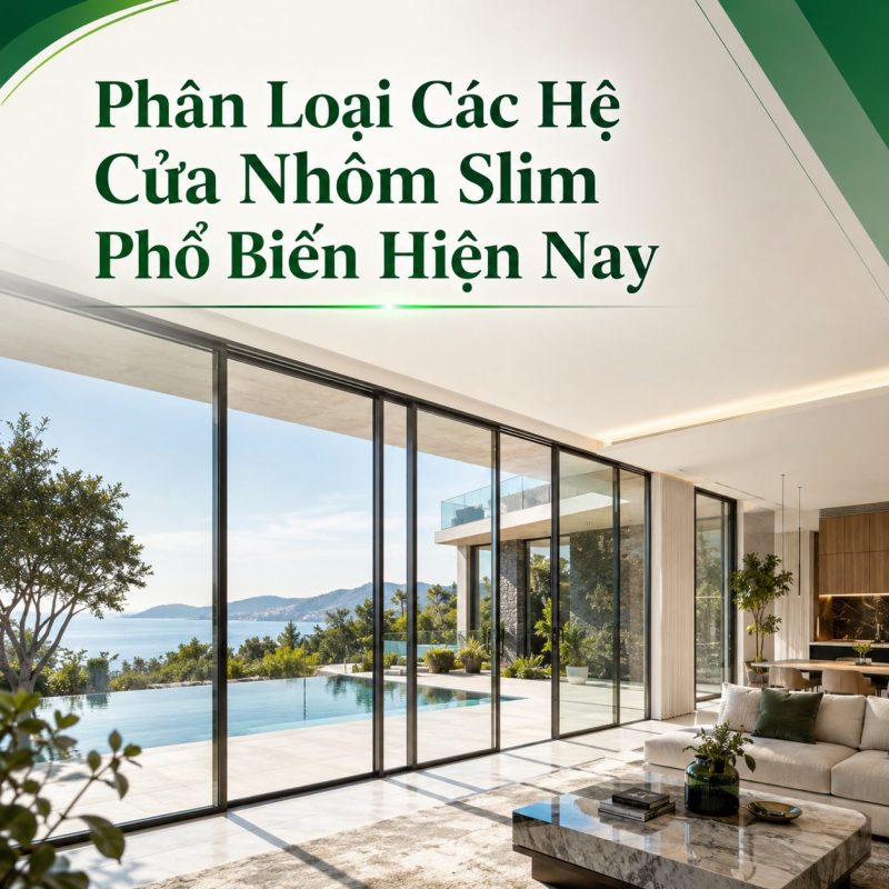 Phân loại các hệ nhôm slim phổ biến hiện nay