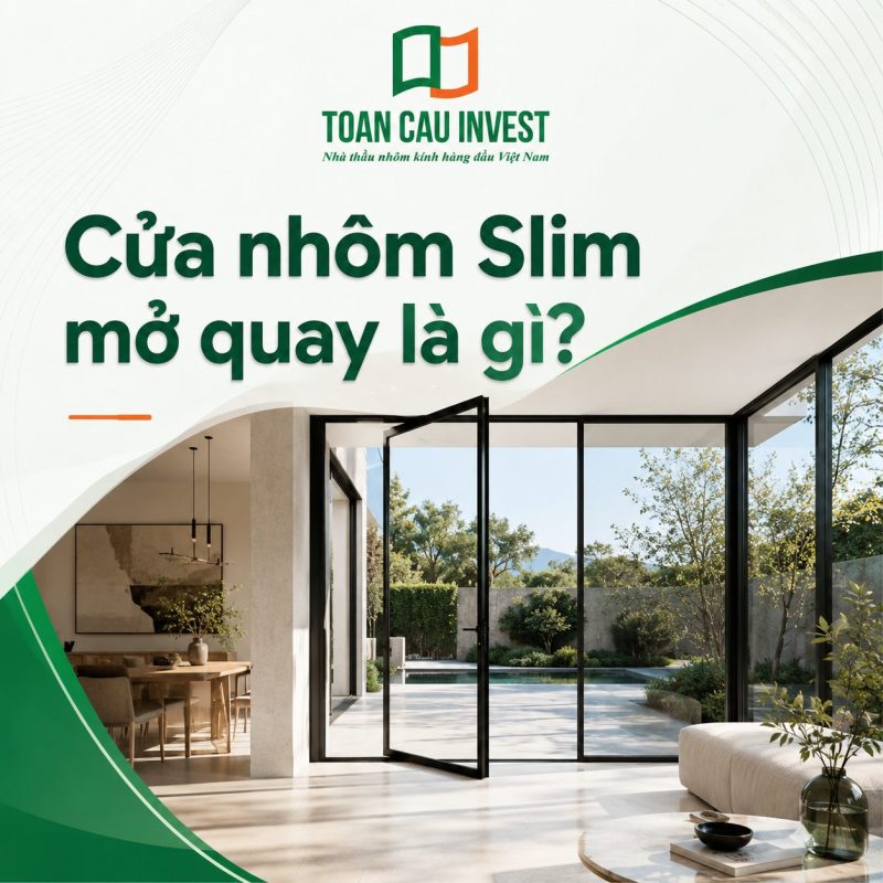 Cửa nhôm slim mở quay là gì