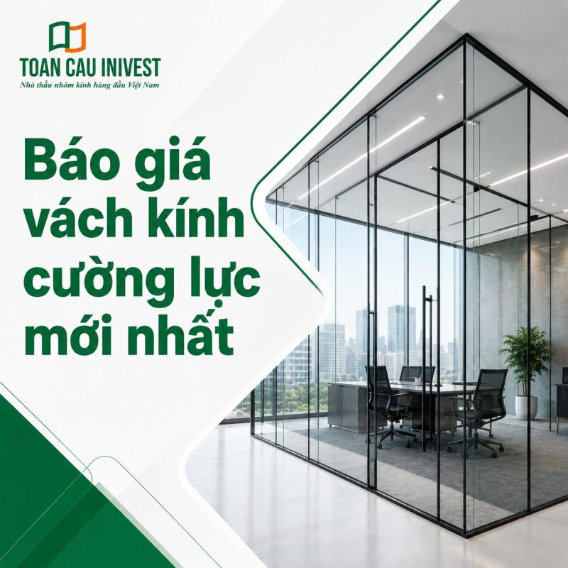 Báo giá vách kinh cường lực mới nhất