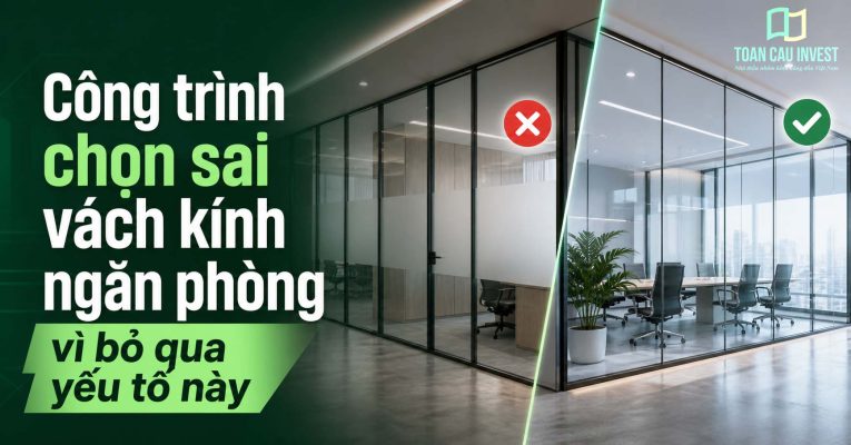 Công trình chọn sai vách kính ngăn phòng vì bỏ qua yếu tố này