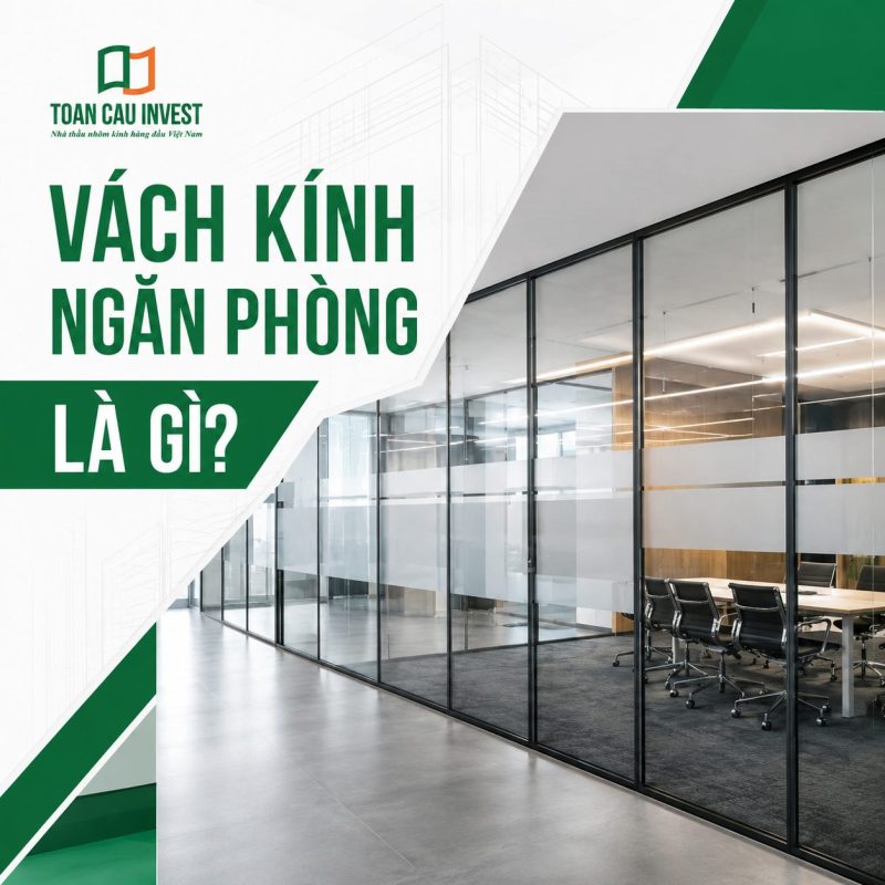 Vách kính ngăn phòng là gì